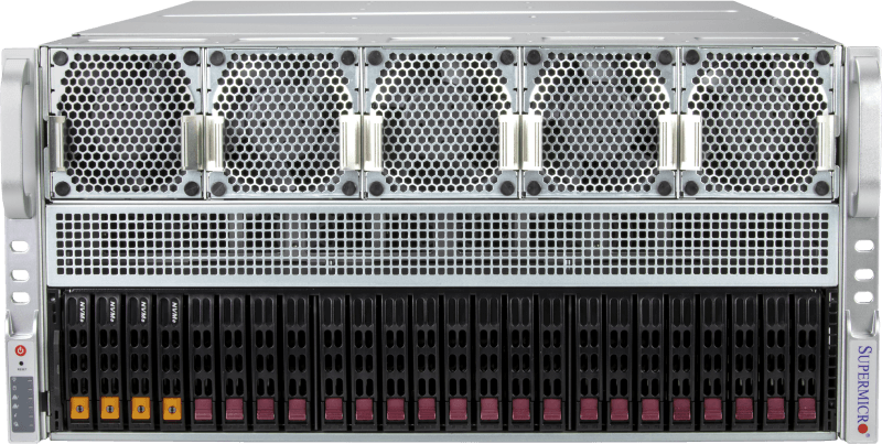 Supermicro 5U Air-cooled System with AMD Instinct™ MI350P 8-GPU