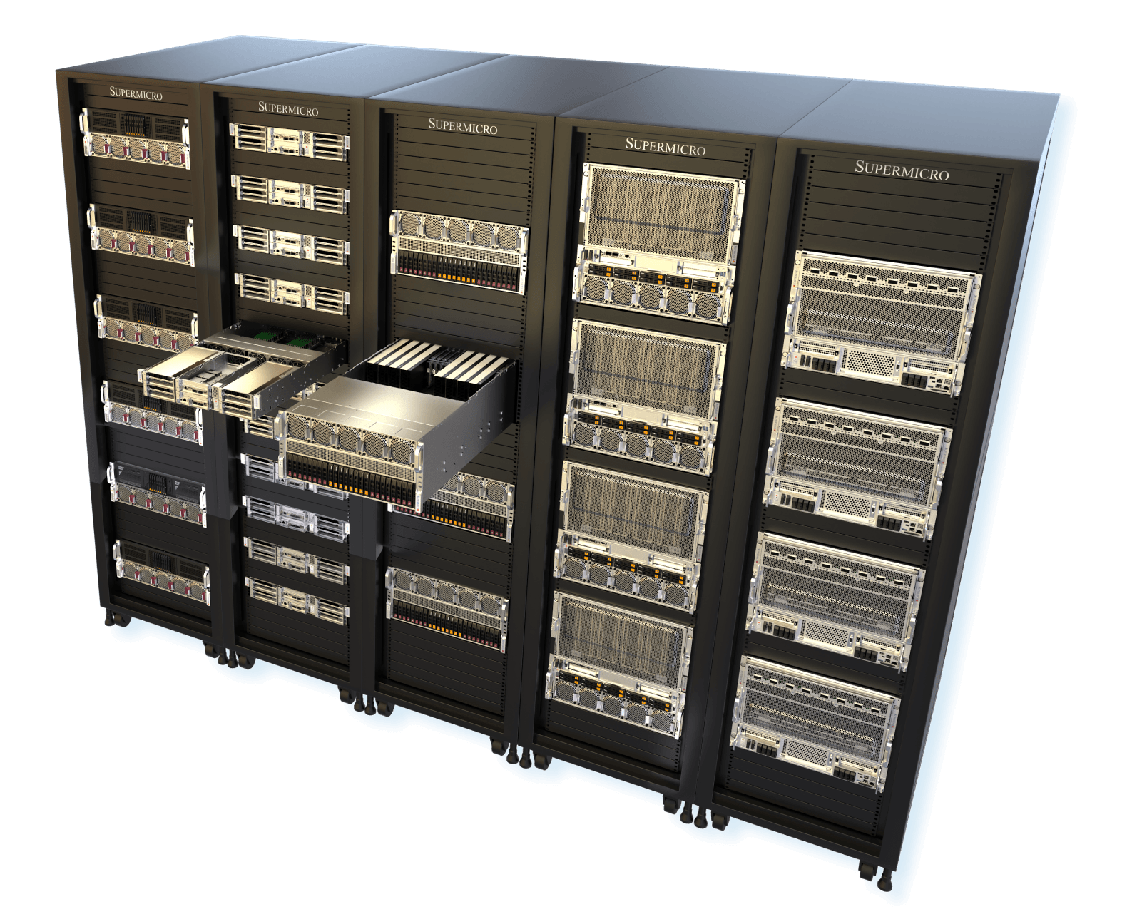 Supermicro DCBBS rack solution shot