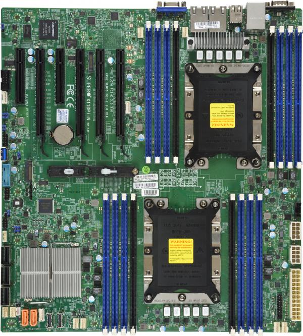 アニメショート SUPERMICRO X11DPI-NT Motherboard extended ATX Socket P  CPUs supported C622 USB 3.0 x 10 Gigabit LAN onboard graphics 