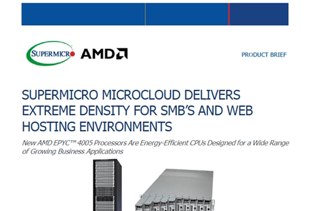 Supermicro MicroCloud Delivers Extreme Density For SMB's And Web Hosting Environments