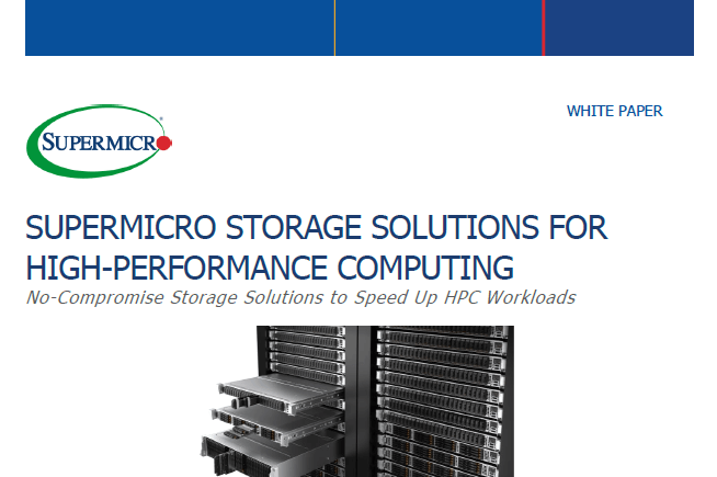 Thumbnail: Supermicro HPC Storage White Paper