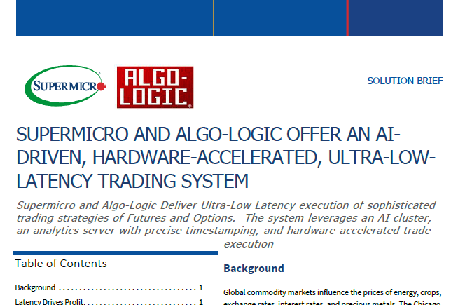 Thumbnail: Algo-Logic T2T Solution Brief