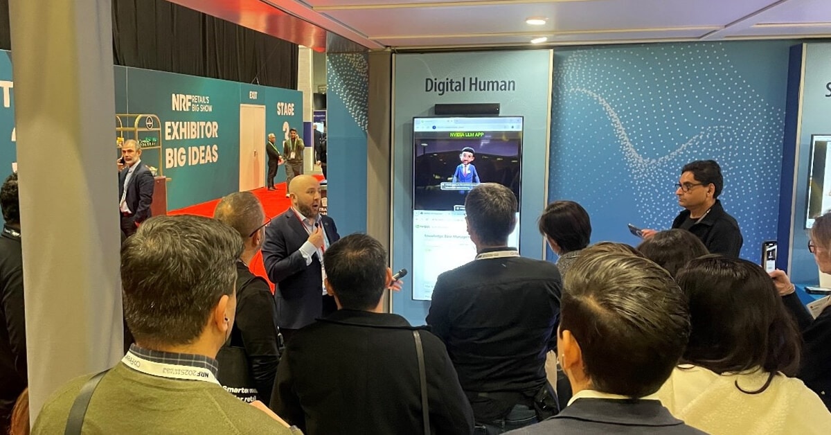 Supermicro’s Digital Human at the NRF Big Show, January 2025