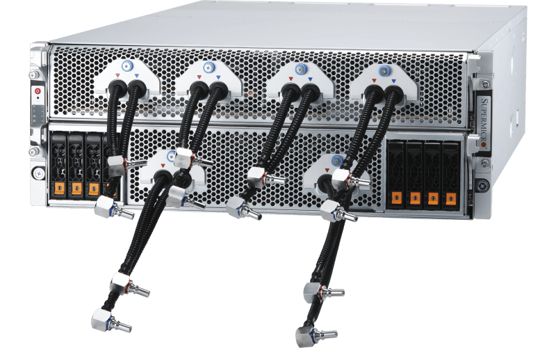 Supermicro Liquid-Cooled 4U 8-GPU System (H14)