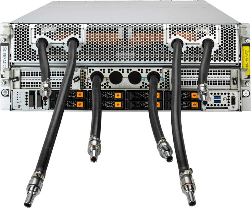 AMD MI325X 8-GPU搭載Supermicro 液体冷却システム