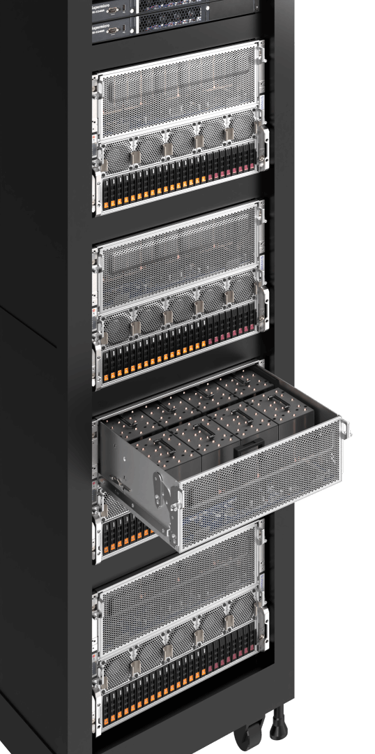 Rack de servidor Supermicro con el sistema GPU 8U de 8 vías (AS -8125GS-TNMR2) con las siguientes características