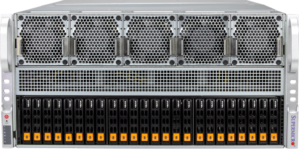 Supermicro X14 5U 8-GPU system SYS-522GA-NRT