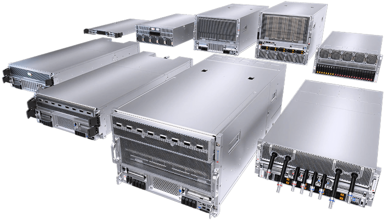 Supermicro portfolio of NVIDIA HGX™ servers