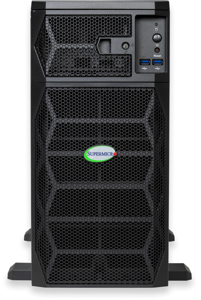 Supermicro Super AI Station ARS-511GB-NB-LCC, front view