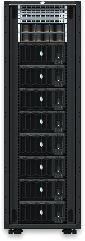 48U Rack containing 8x ARS-511GD-NB-LCC