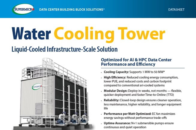 Thumbnail – Datasheet: Water Cooling Tower