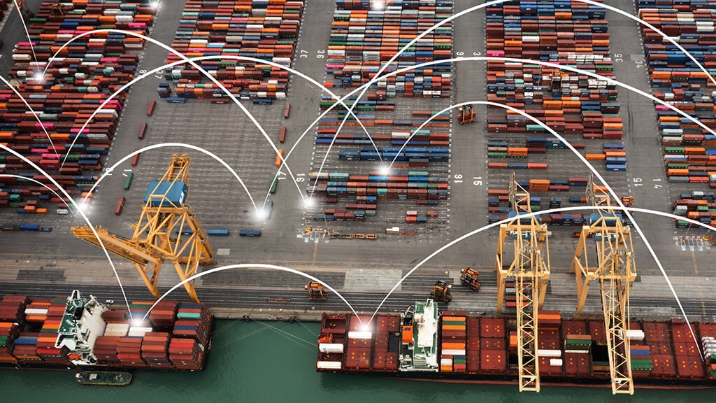 A smart seaport leverages Edge AI to optimize port operations and to enhance efficiency, safety, and sustainability. Taking advantage of AI deployed locally at a seaport makes it possible to automate and streamline tasks, for example by analyzing data from cranes and containers to optimize resources and create a holistic view of operations.