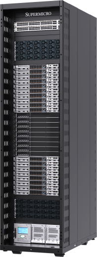 Tamaño de carga de trabajo extragrande: NVIDIA GB300 NVL72 con refrigeración Supermicro