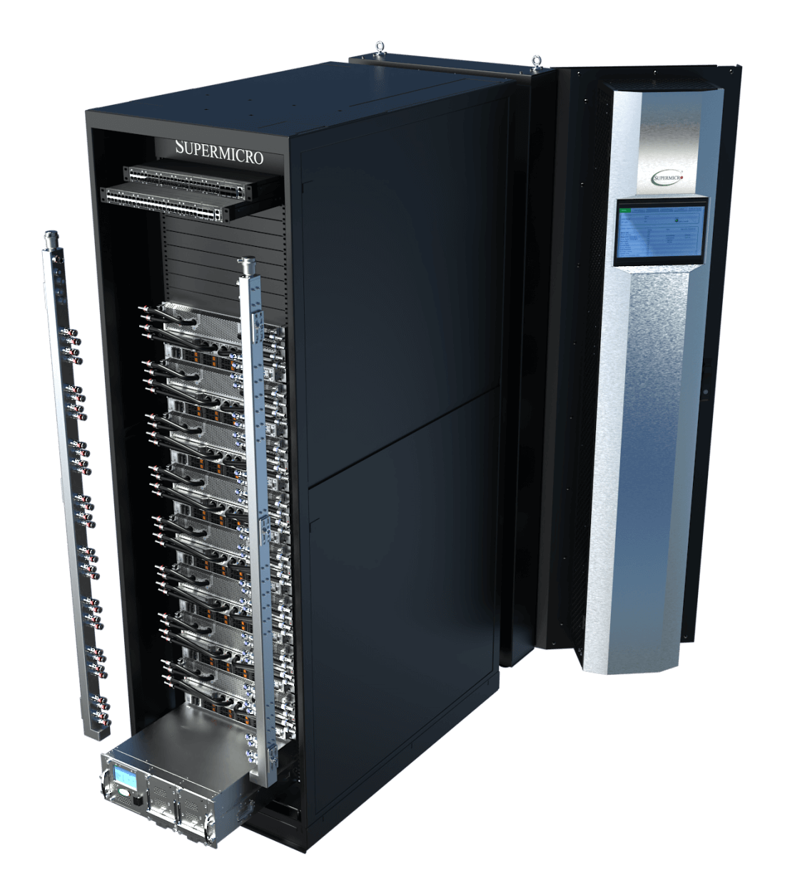 Supermicro DCBBS rack solution shot