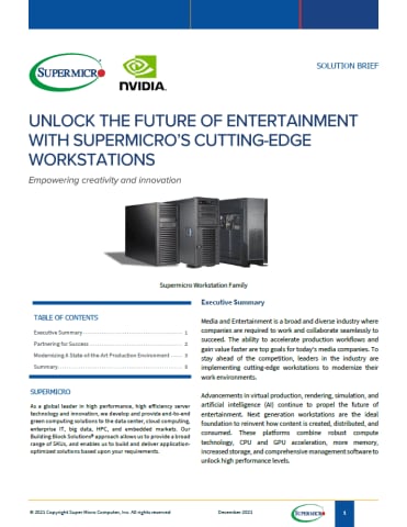 Supermicro Workstation Solutions | Super Micro Computer, Inc.